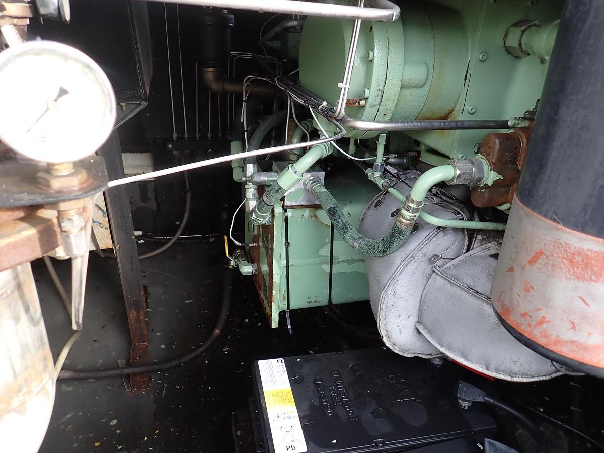 Used 2004 Sullair DE18 1550 CFM Oil Free Air Compressor CAT C16 5281 HRS