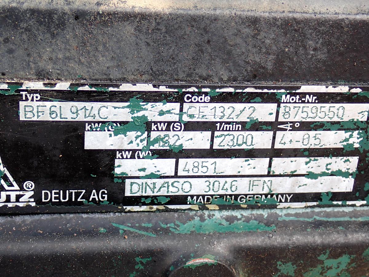 Used Deutz BF6L914C Turbo Diesel Engine 