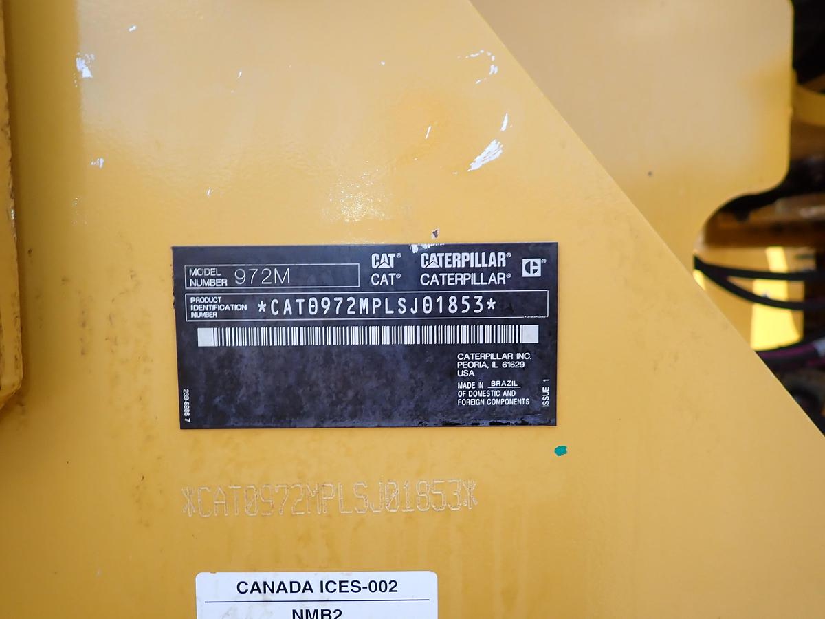 Used 2018 CAT 972M Wheel Loader
