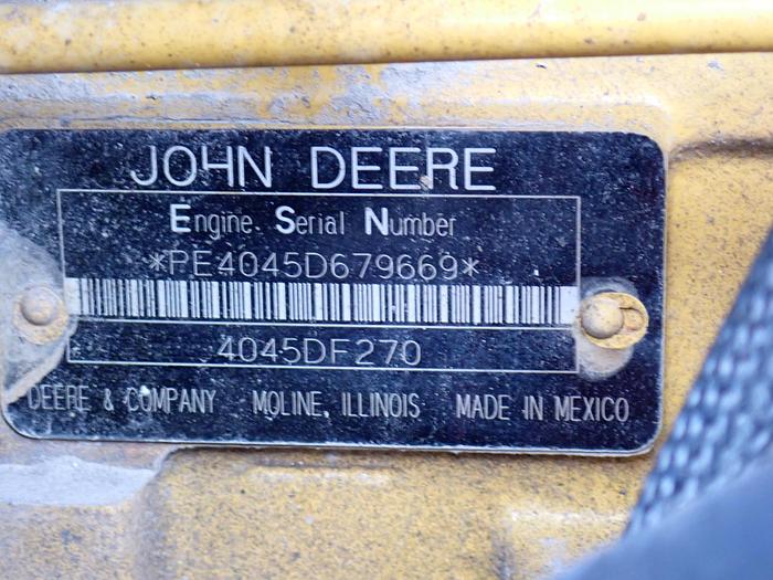 Used 2007 John Deere 4045DF270 Diesel Power Unit