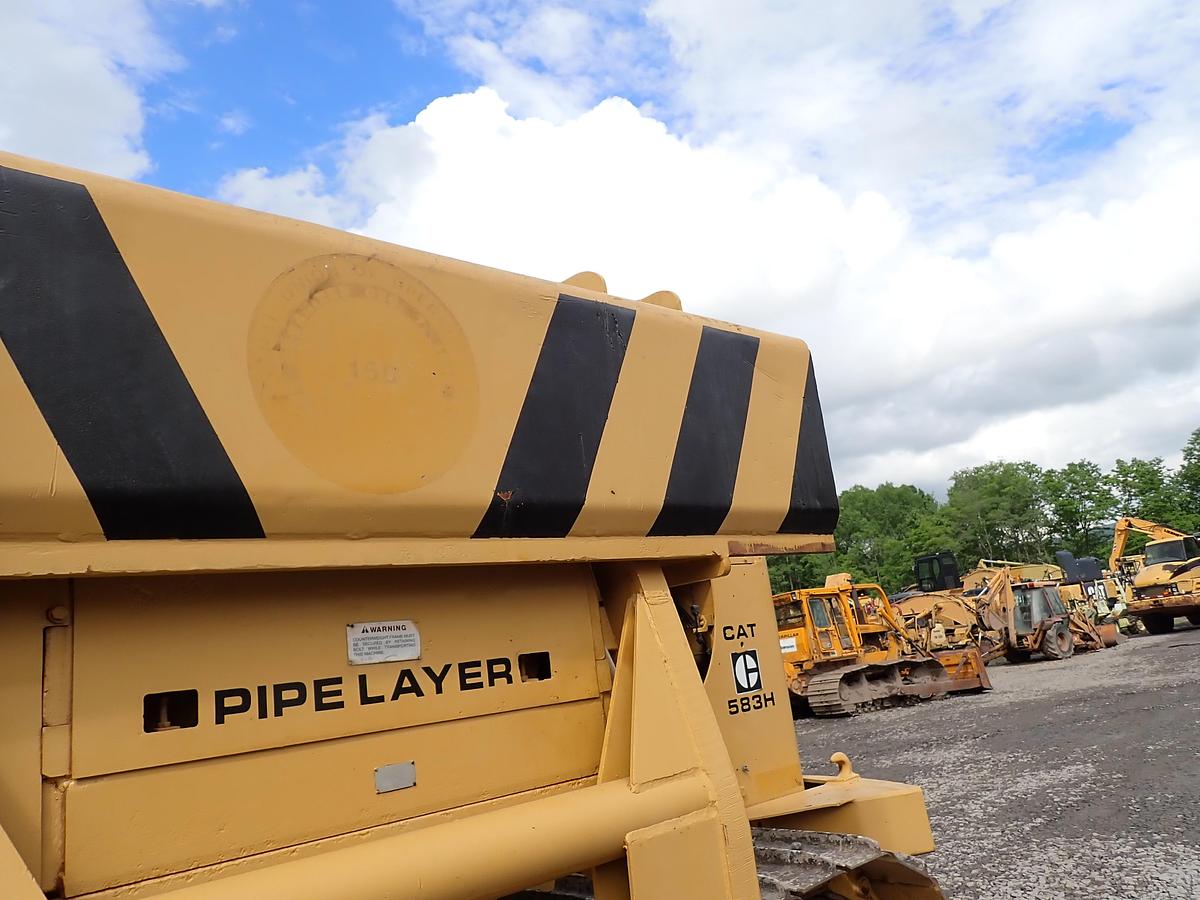 Used 1971 CAT 583H Crawler Pipelayer REAR WINCH