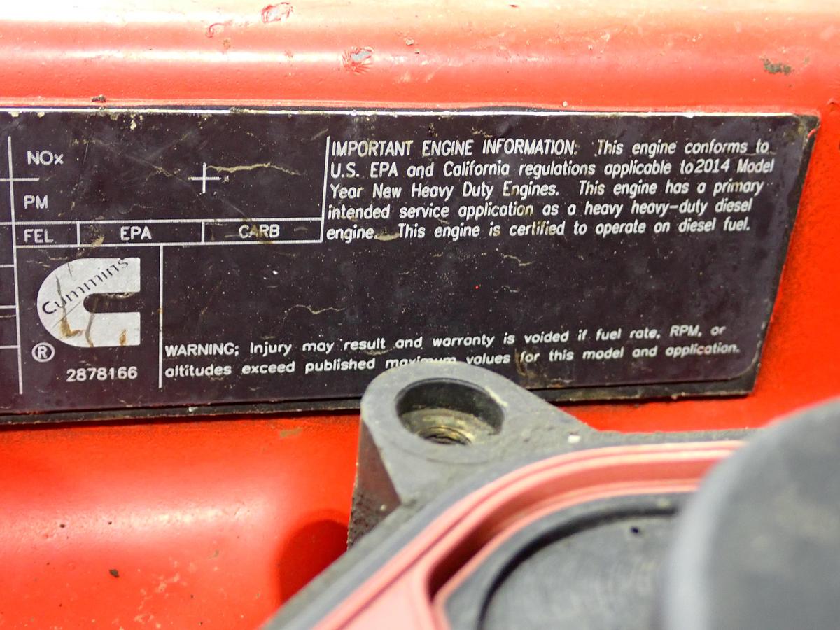 Used 2014 Cummins ISX12 350 Diesel Engine CPL 3711