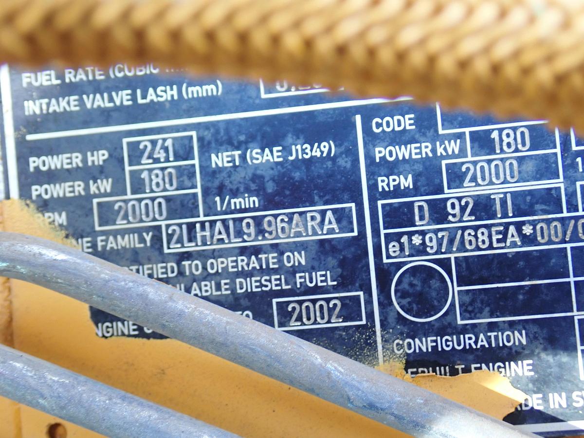 Used 2002 Liebherr D926-TI-E Diesel Engine R944 Excavator