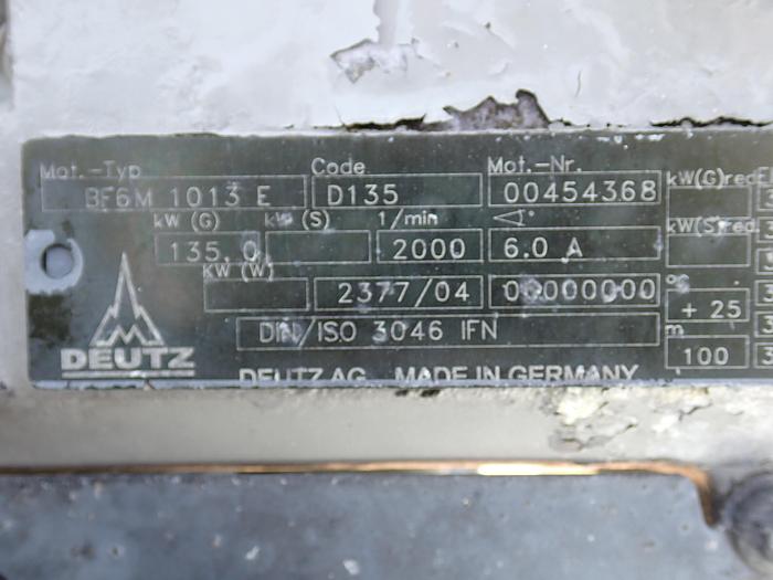 Used DEUTZ BF6M1013E