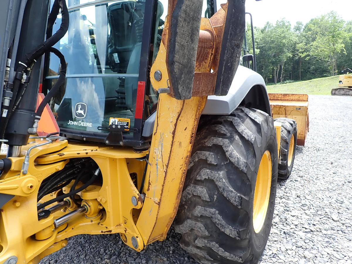 Used 2018 John Deere 410L Loader Backhoe LOADED! Q/C FORKS EXTENDAHOE
