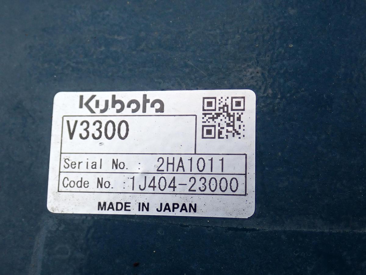 Used 2017 Kubota V3300-BG-ET01 Diesel Engine LOW HOURS!