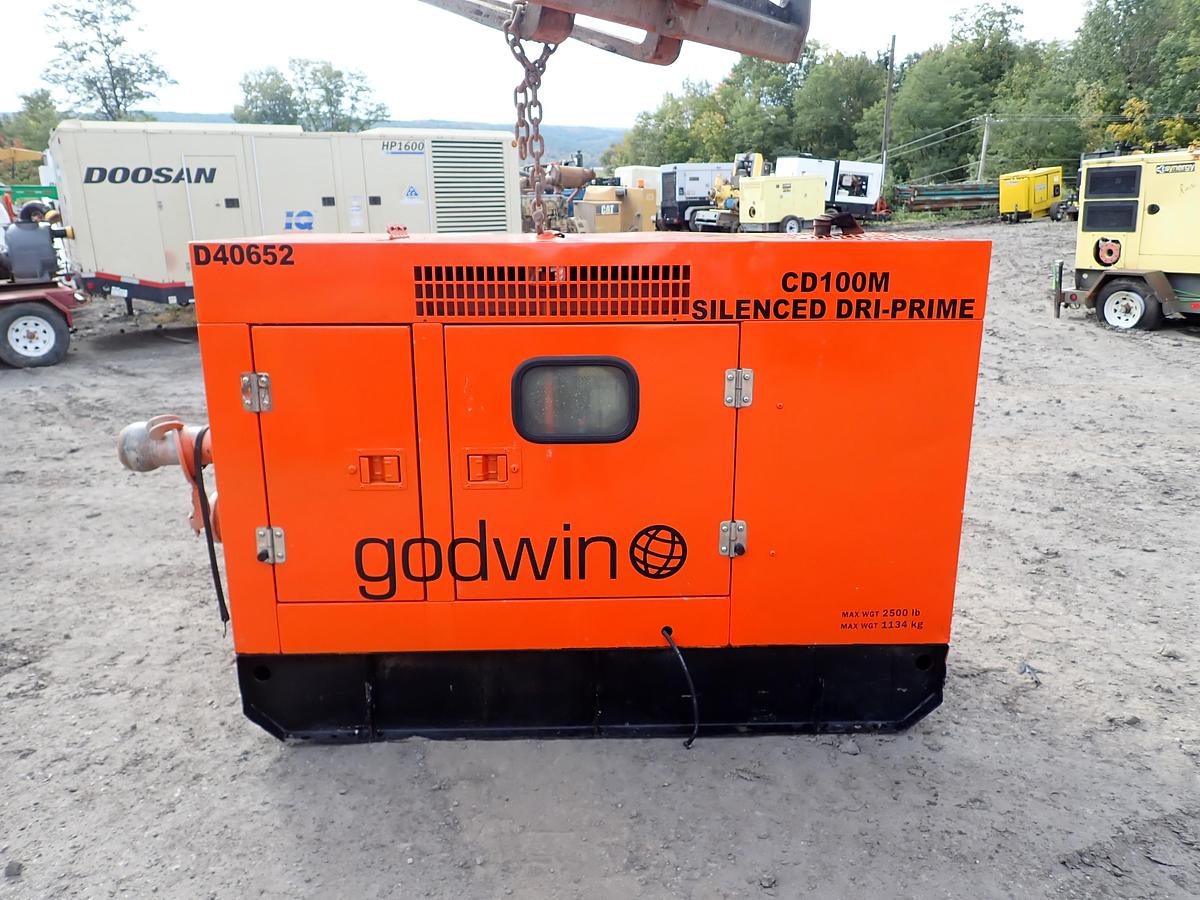 Used 2001 Godwin CD100M 4" Critical Silenced Water Pump