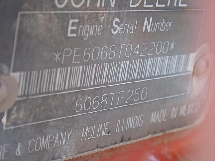Used 1999 John Deere 6068TF250 Turbo Diesel Engine LOW HOURS