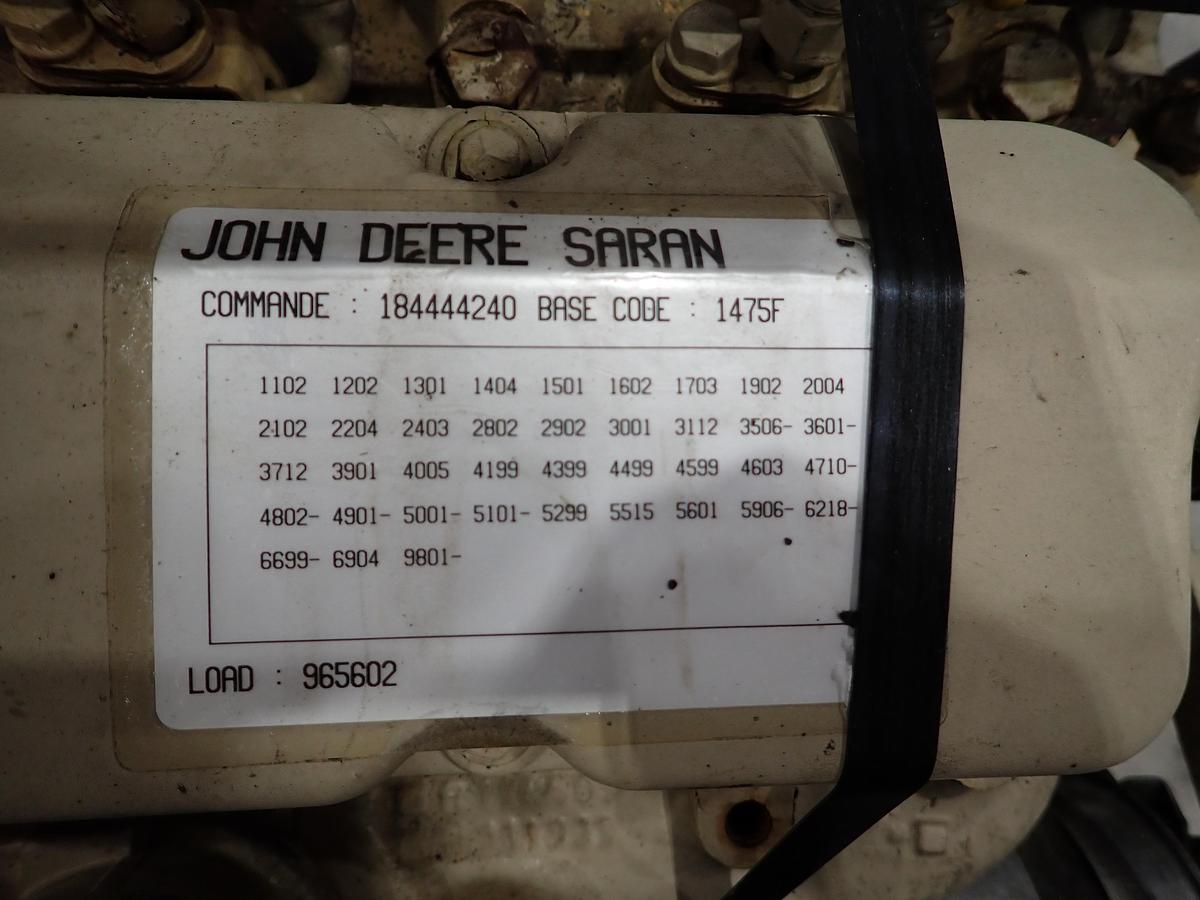 Used John Deere 4039DF001 Diesel Engine 1700 HOURS!