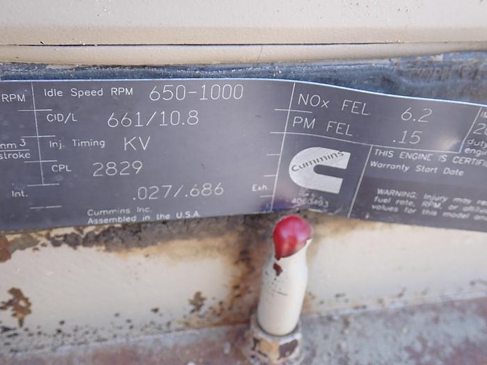 Used 2003 Cummins QSM11 Diesel Engine CPL 2829