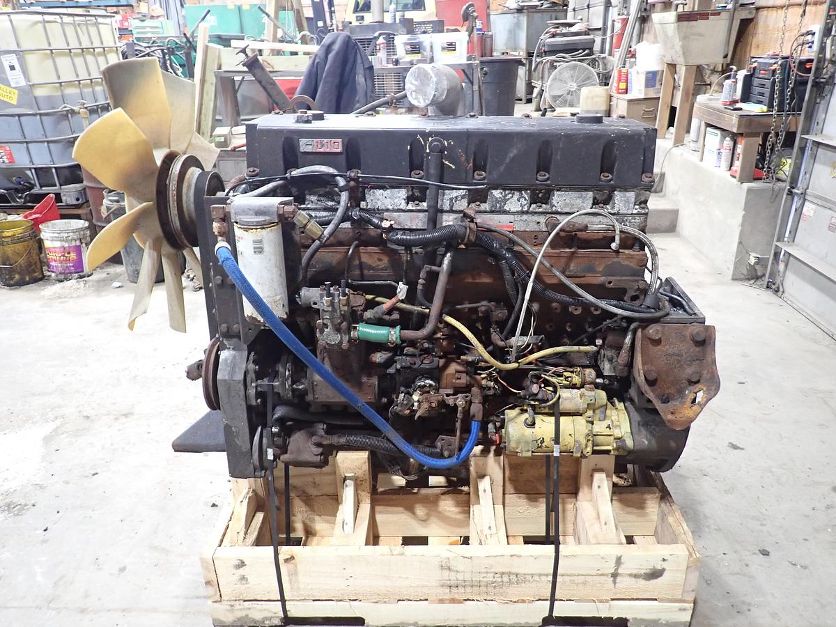 Used 1995 Cummins L10-260 Turbo Diesel Engine DRY INTAKE