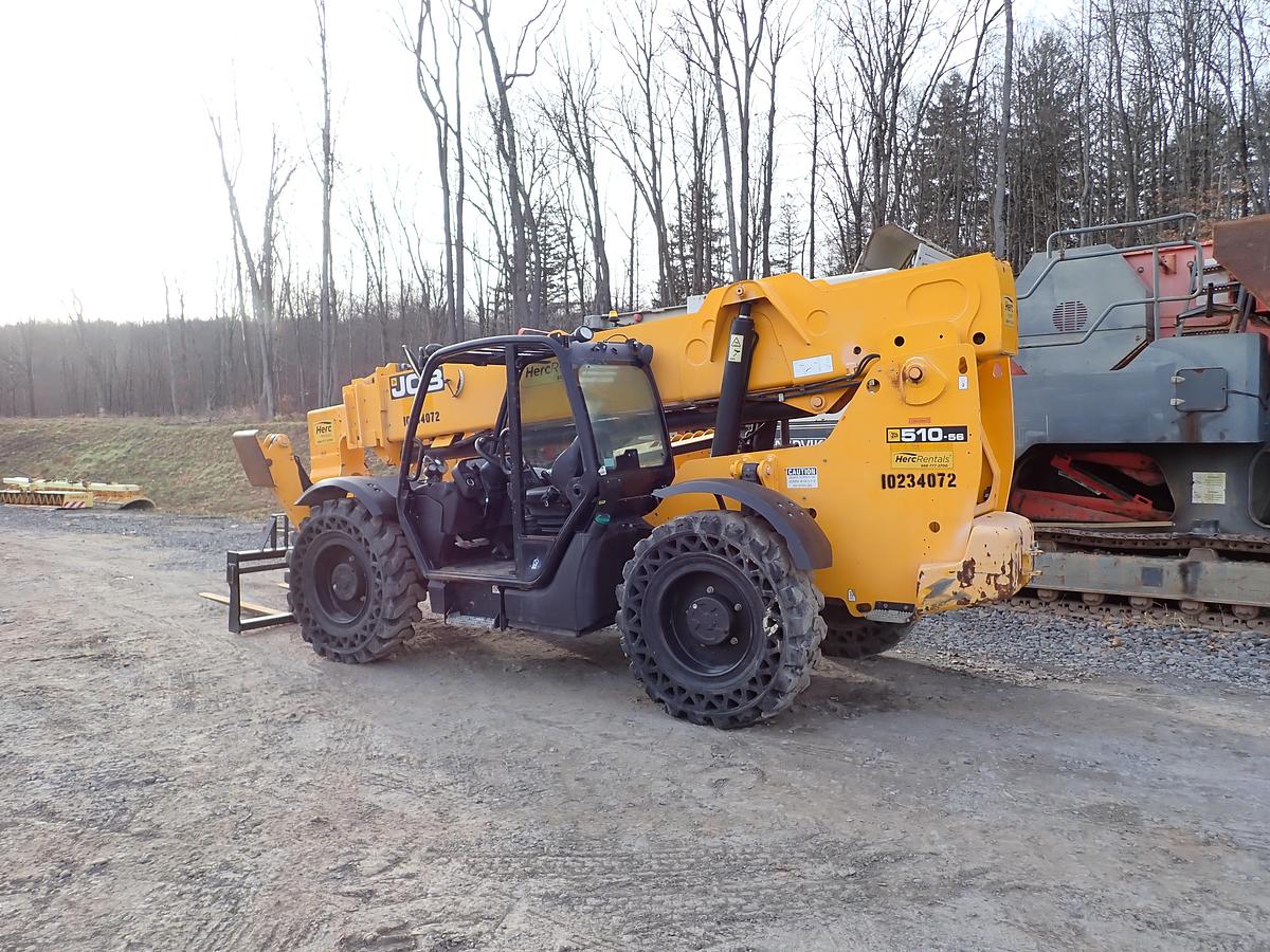 Used 2018 JCB 510-56 10K Telehandler