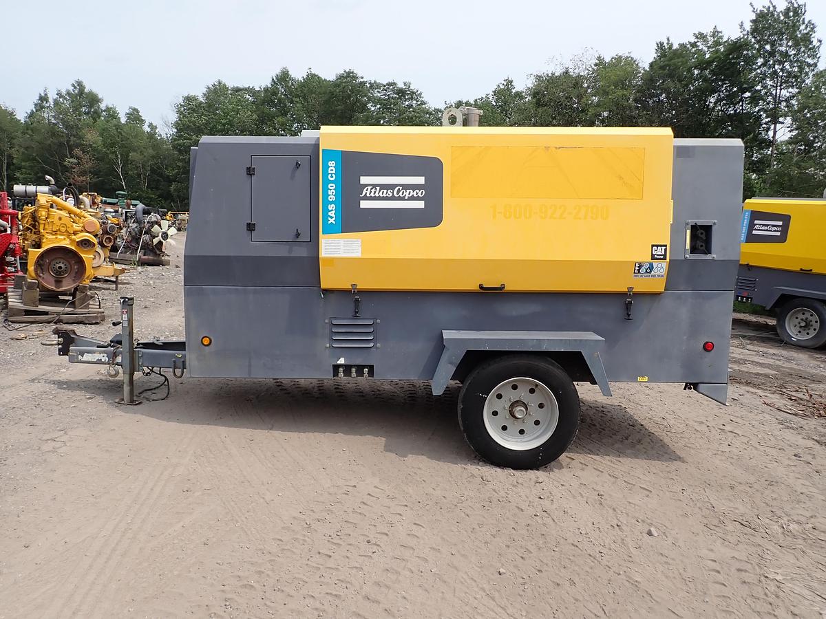 Used 2020 Atlas Copco XAS950 CD8 950 CFM Air Compressor