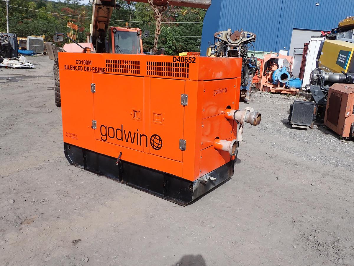 Used 2001 Godwin CD100M 4" Critical Silenced Water Pump