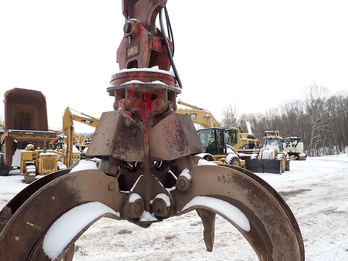 Used 2019 Fuchs MHL340 Material Handler w/ Anvil Rotating Grapple