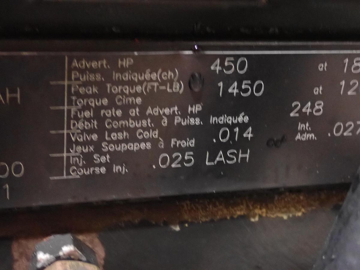 Used 2000 Cummins ISM 450 Diesel Engine 123K MILES!