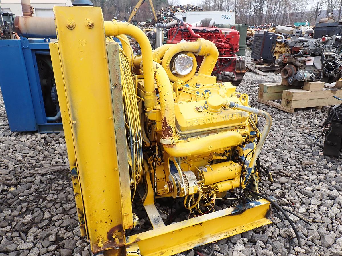 Used Detroit Diesel 6V92TA DDEC Industrial Diesel Engine 8063-7K33