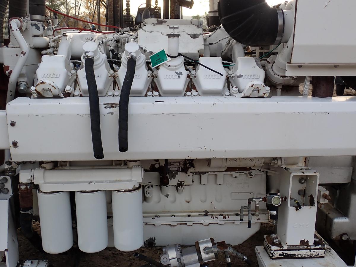 Used 2008 MTU 12V2000 Diesel Engine POWER UNIT 1005 HP