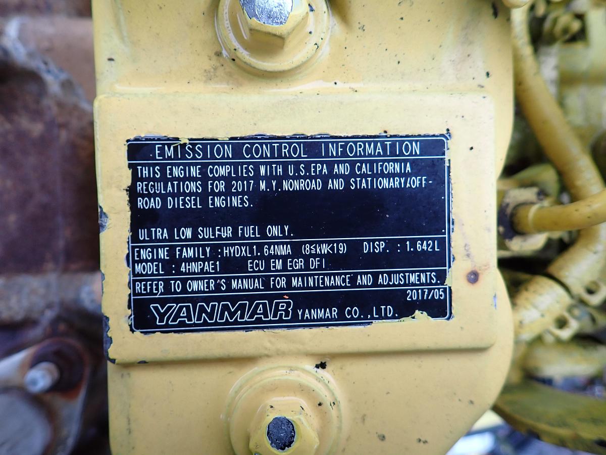 Used 2017 Yanmar 3TNV88F-EPMT Diesel Power Unit