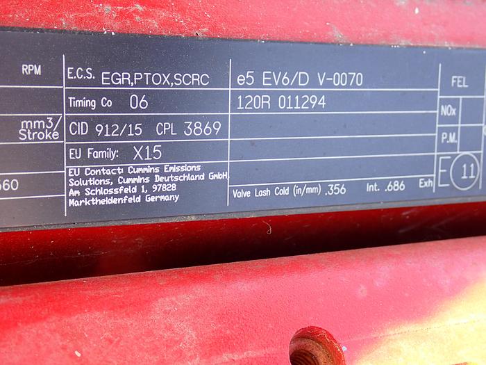 2020 Cummins QSX15 600 Diesel Power Unit CPL 3869