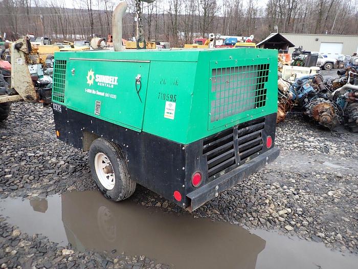 Used 2015 Sulivan DF375 375 CFM Air Compressor VIDEO! 150 PSI! Deere Diesel Towable