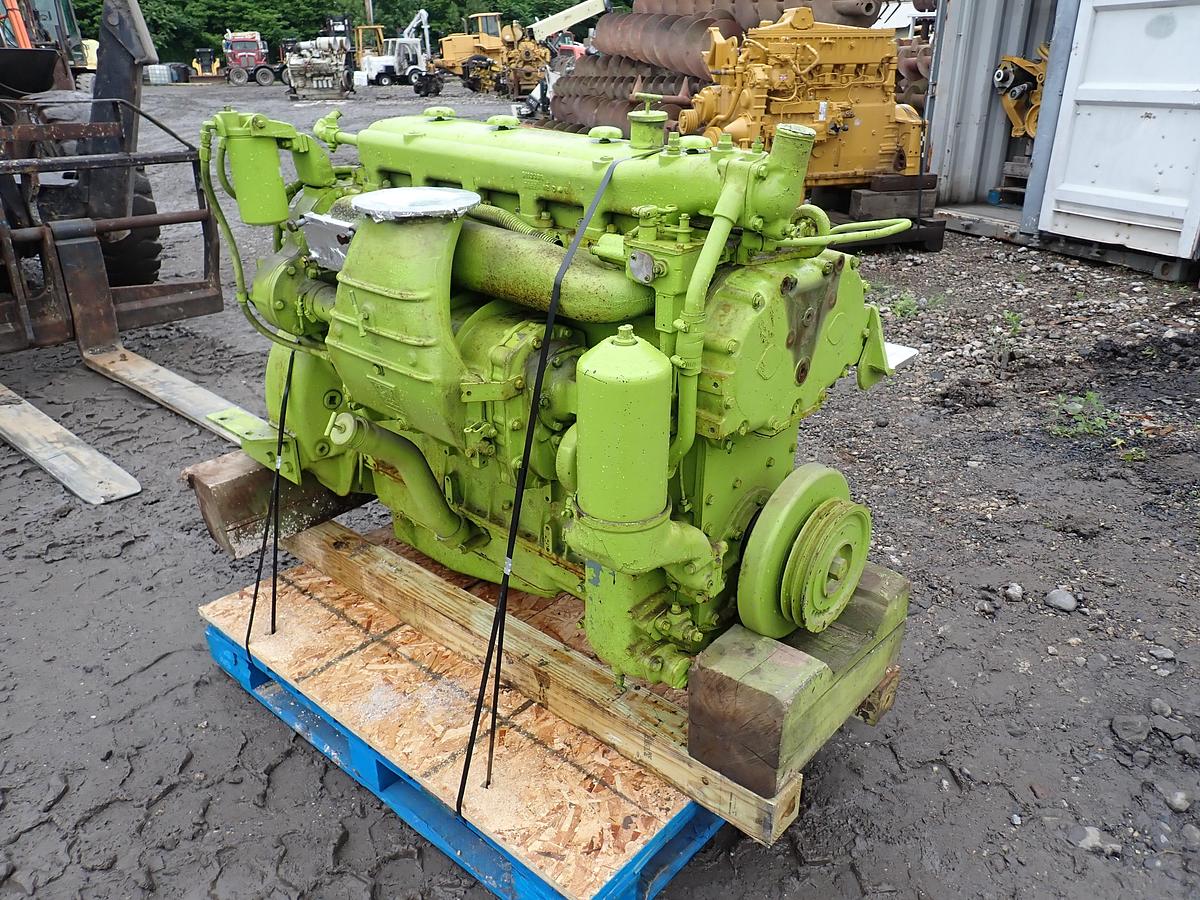 Refurbished Detroit Diesel 6-71 REBUILT Diesel Engine Terex Scraper