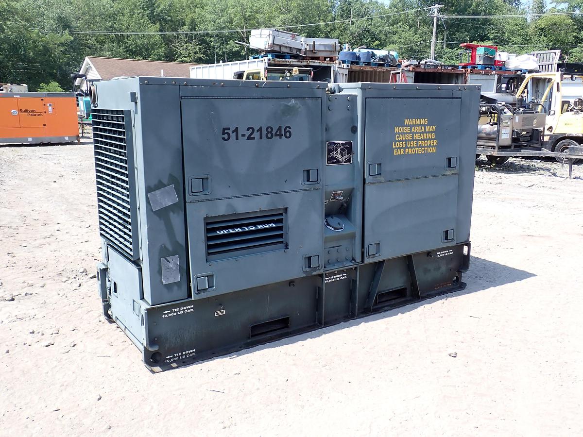 Used 1990 Libby MEP007B 100 KW Diesel Generator GOV'T SURPLUS