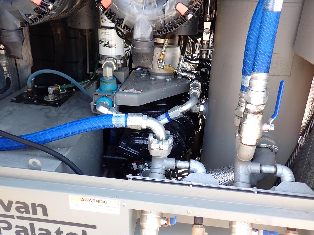 Used 2019 Sullivan Palatek D400PHHJD4AF 400 CFM Air Compressor 258 HOURS