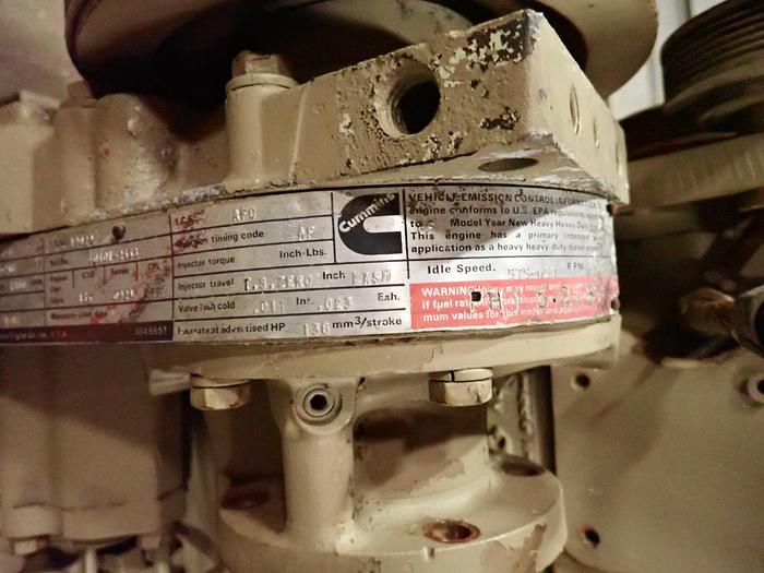 Refurbished 1985 Cummins NTC-240 Rebuilt Engine