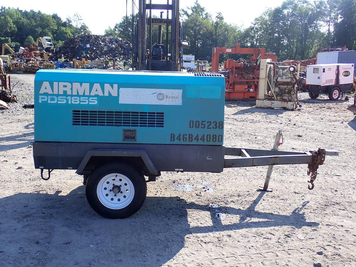 Used 2008 Airman PDS185S 185 CFM Air Compressor