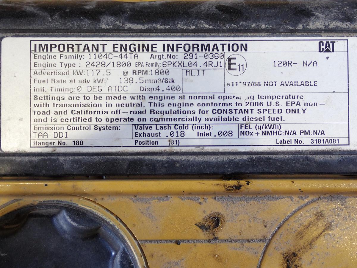 2006 CAT C4.4 Diesel Engine UNUSED SURPLUS!