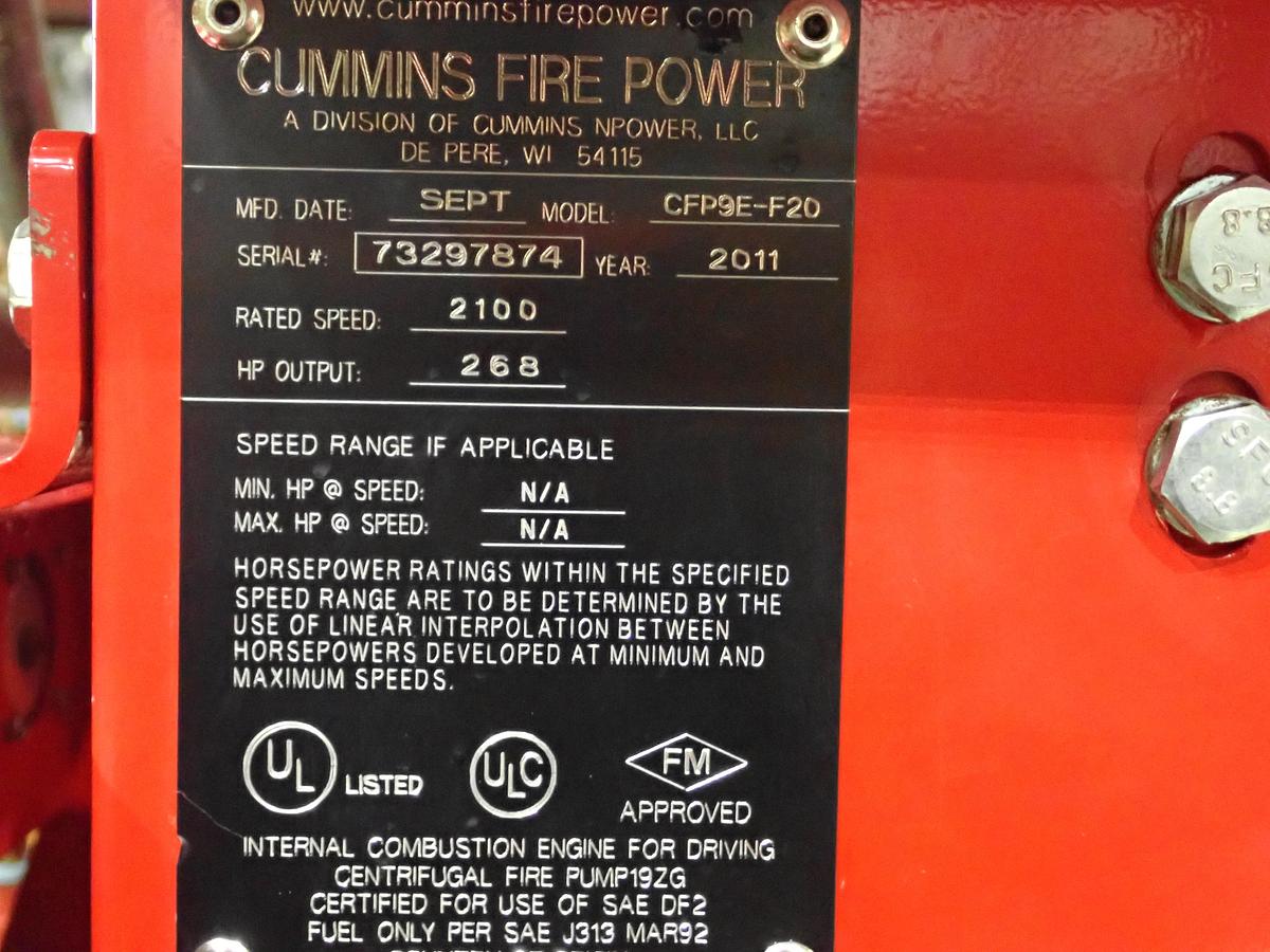 Used 2011 Cummins QSL9 Diesel Engine CPL 8641