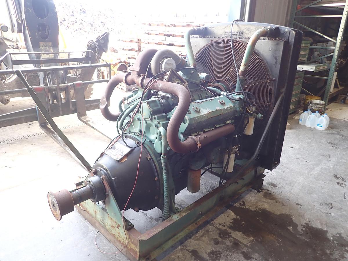 Used Detroit Diesel 8V71TA Industrial Engine w/ PTO CLUTCH!