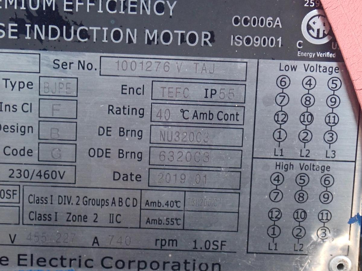 Used 2016 Gorman Rupp PA14B60 14" Water Pump ELECTRIC