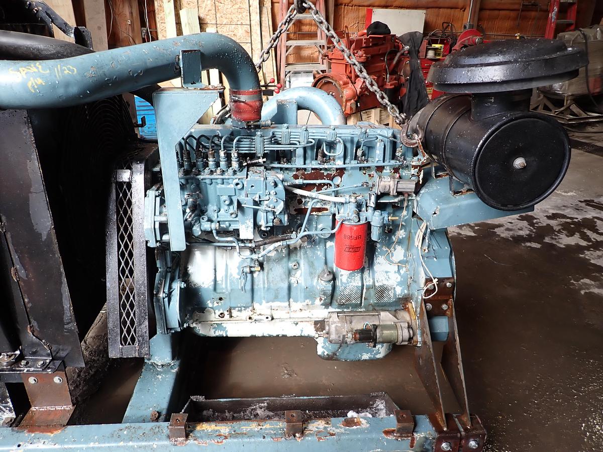 Used 1996 International DT466 NGD Industrial Diesel Engine POWER UNIT