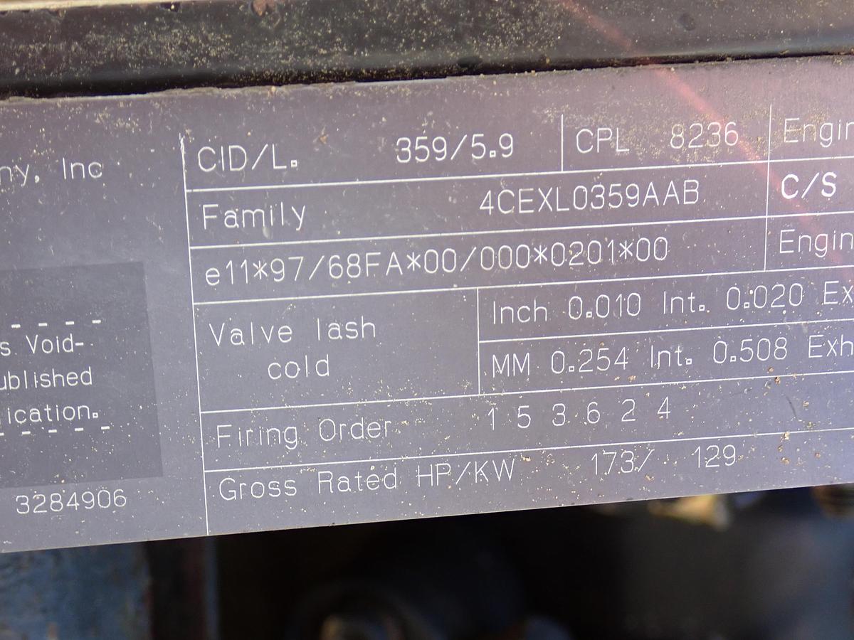 Used 2004 Cummins 6BT 5.9 Diesel Engine CPL 8236