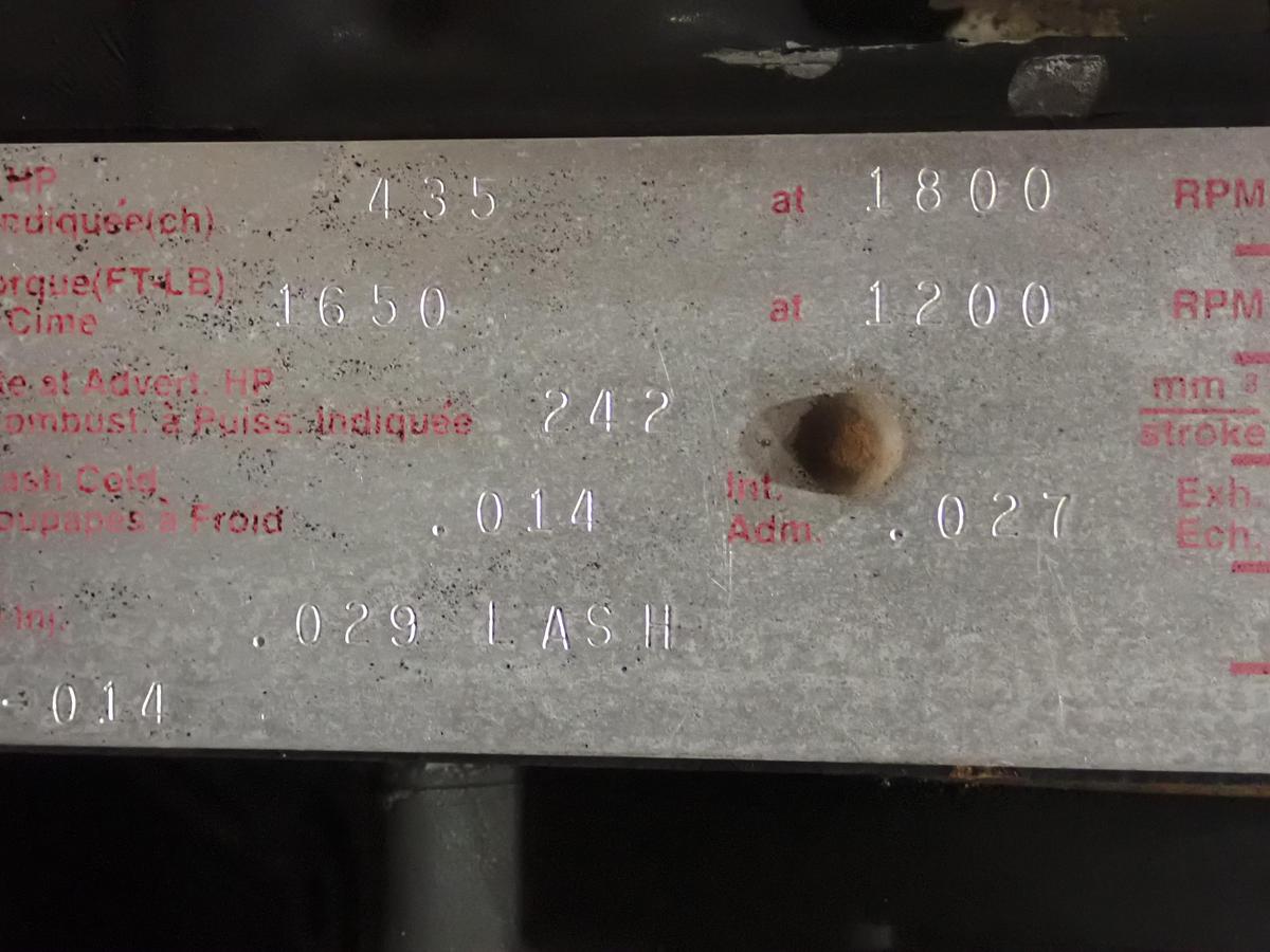 Used 2000 Cummins N14 Celect Plus 435 Diesel Engine CPL 2592