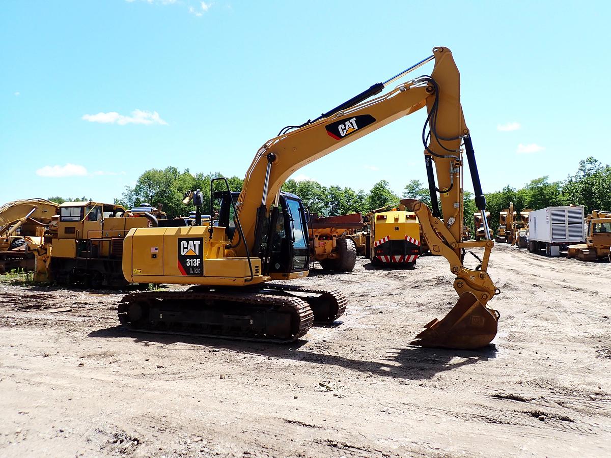 Used 2020 CAT 313FL GC Excavator w/ CAT PROGRESSIVE THUMB