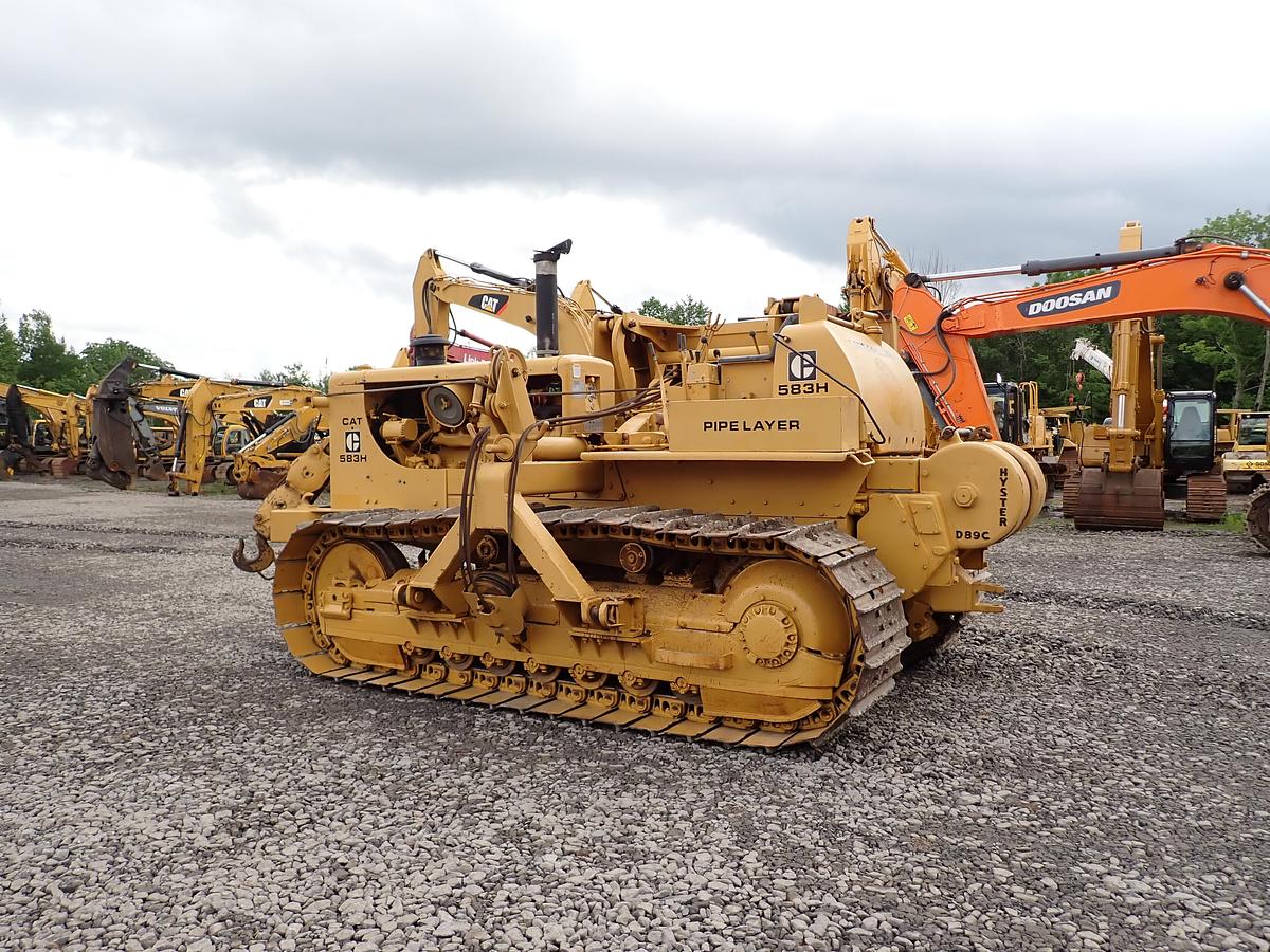 Used 1971 CAT 583H Crawler Pipelayer REAR WINCH