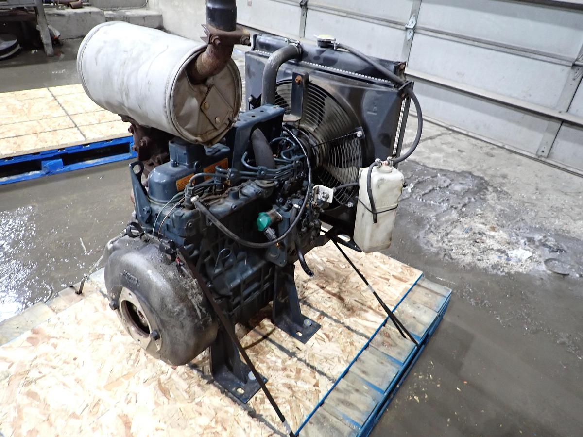 Used Kubota V1505-T Turbo Diesel Engine Power Unit 88 HOURS!