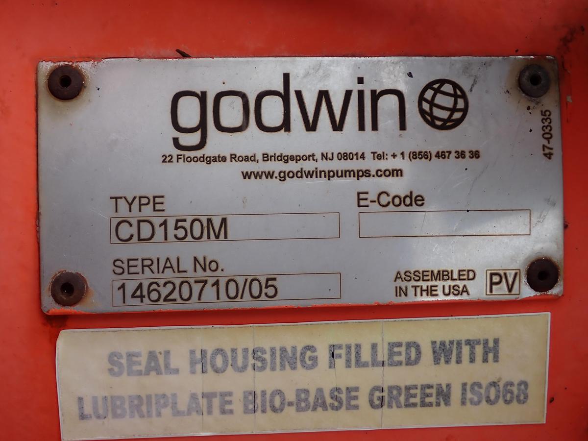 Used 2014 Godwin CD150M 6" Water Pump JOHN DEERE DIESEL
