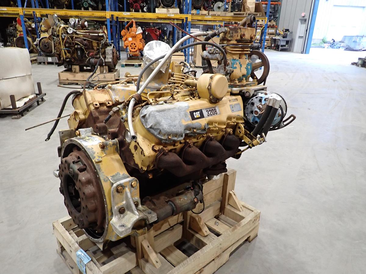 Used CAT 3208 Diesel Truck Engine 210 HP