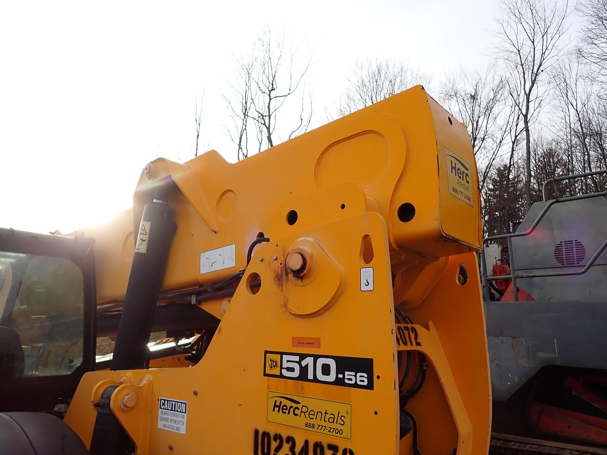 Used 2018 JCB 510-56 10K Telehandler
