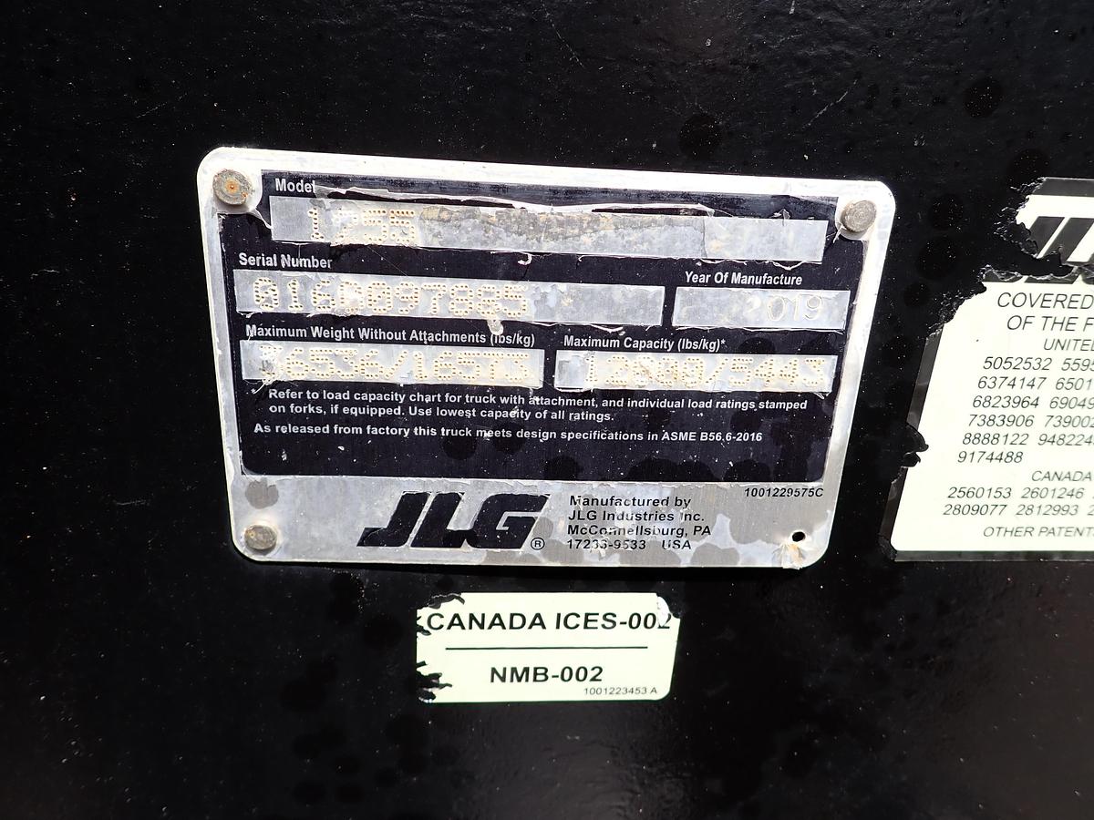 Used 2019 JLG 1255 12K Telehandler