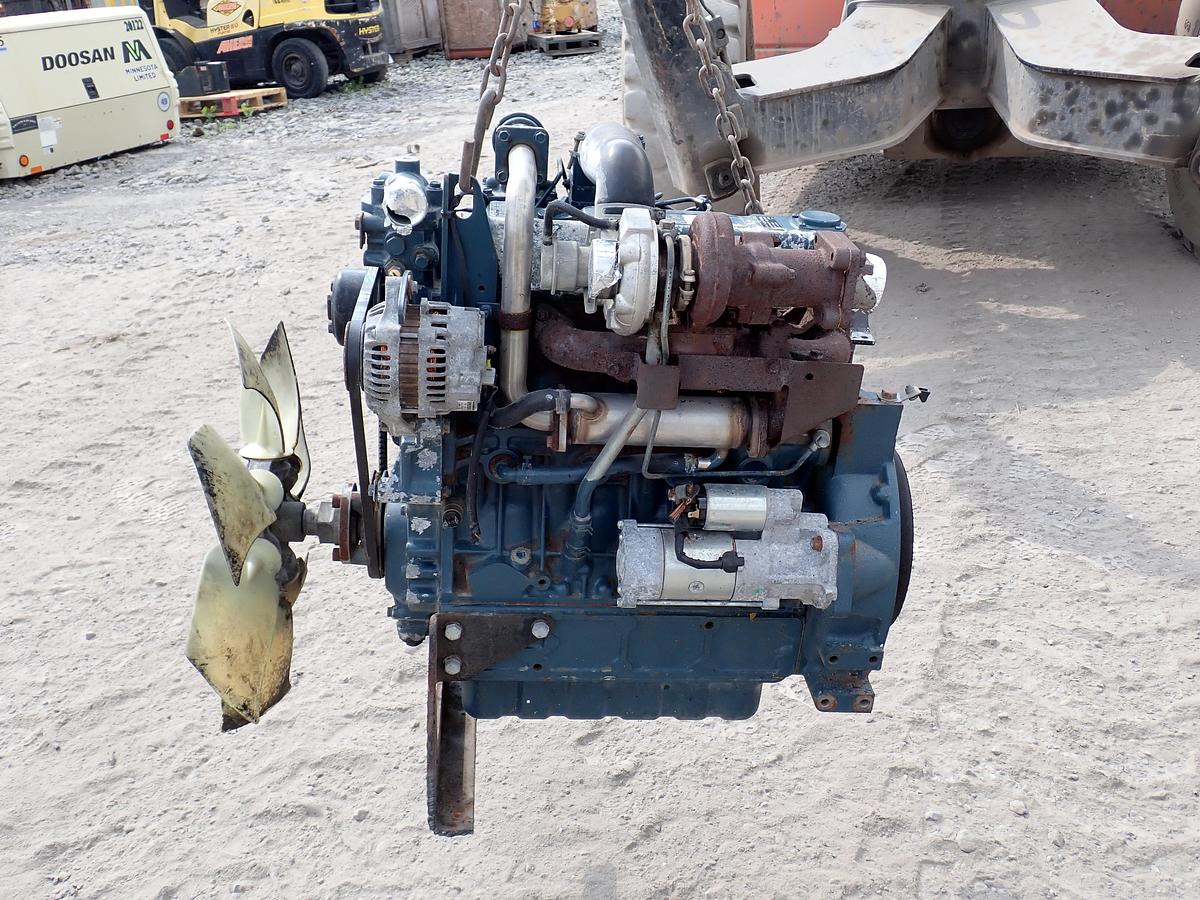 Used 2008 Kubota V3800-DI-T-ET02 Turbo Diesel Engine MECHANICAL