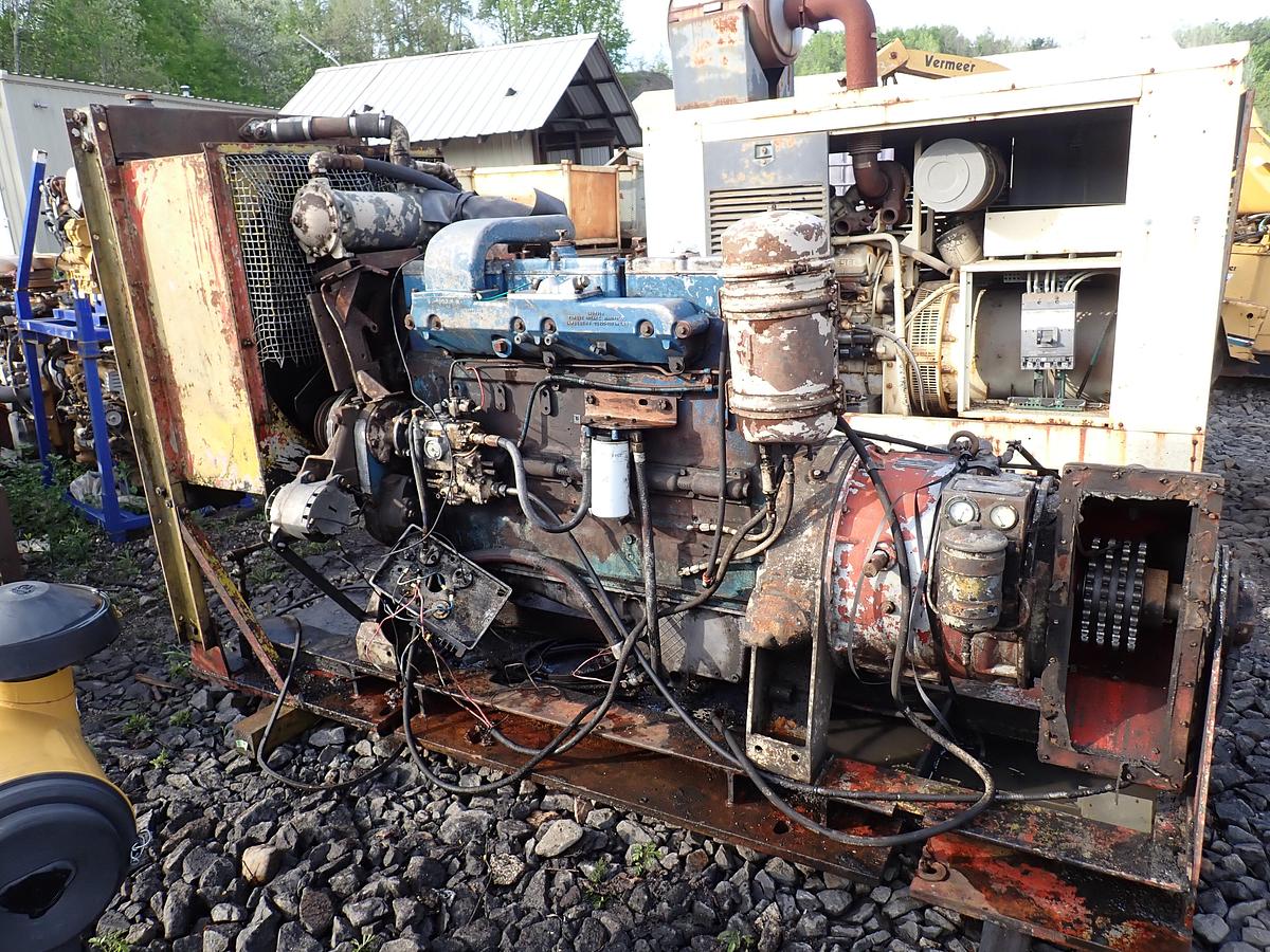 Used 1973 Cummins NTC-270 Small Cam Diesel Engine DRAGLINE TRAY 
