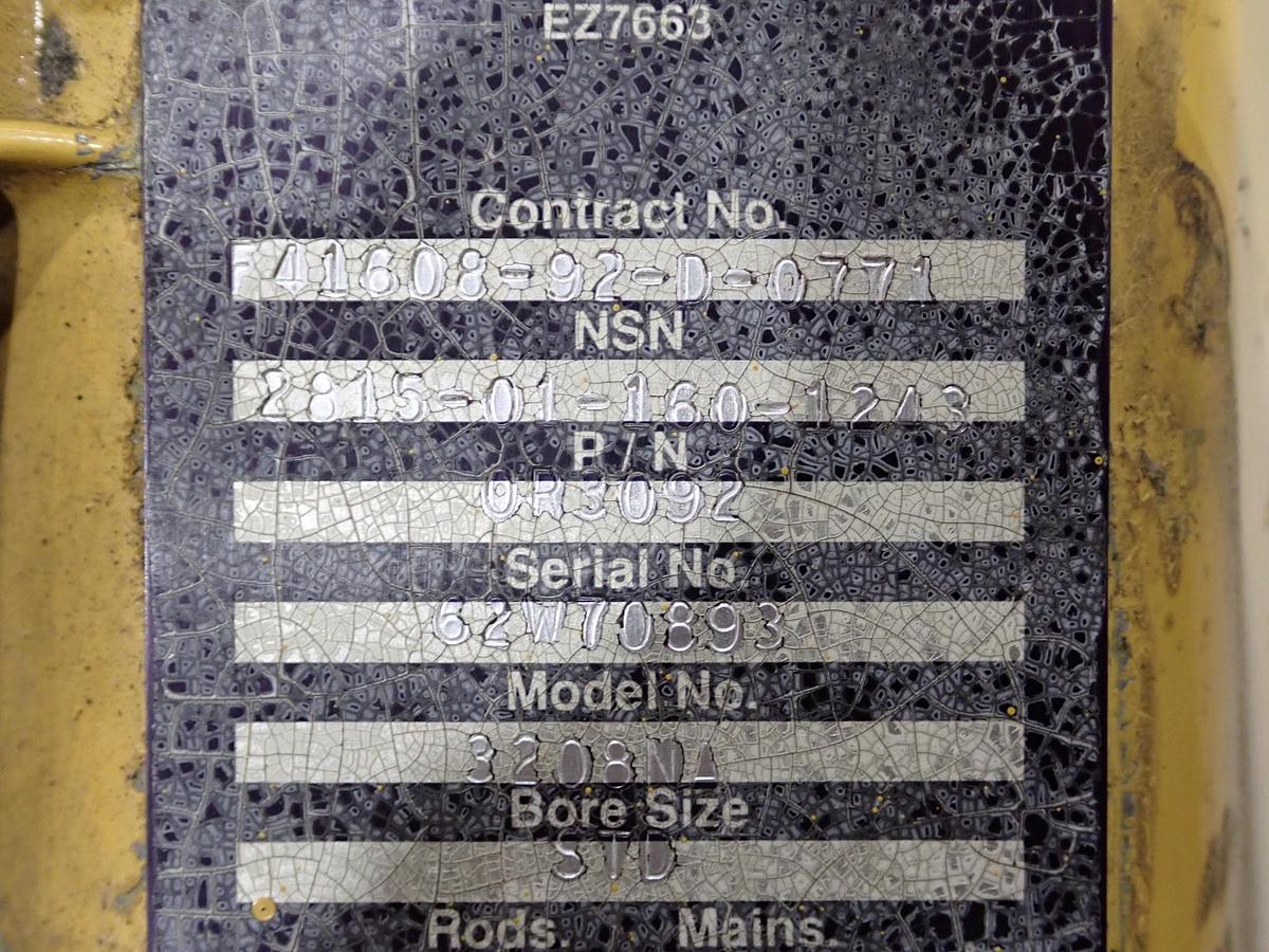 1992 CAT 3208 Diesel Engine GOVERNMENT SURPLUS REBUILD