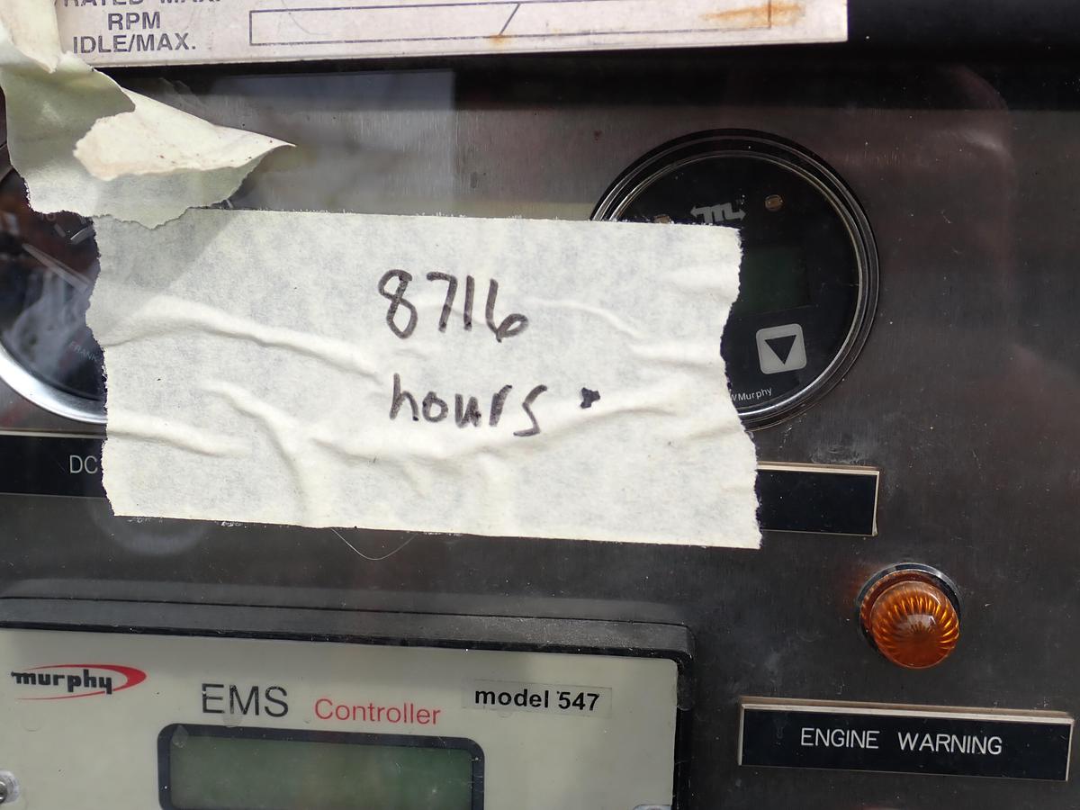 Used 2003 Sullair DE18 1550 CFM Oil Free Air Compressor CAT C16 8716 HRS