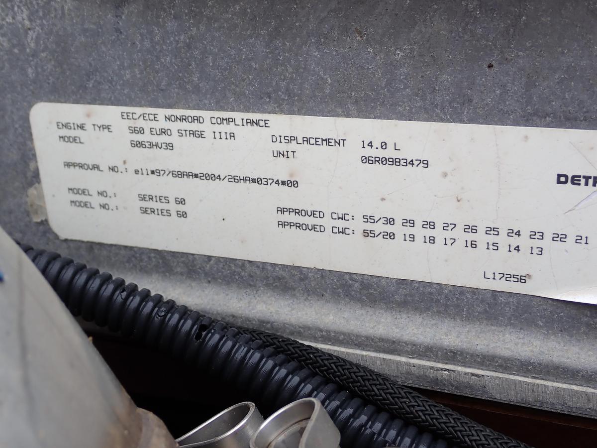 Used 2007 Detroit Diesel 14 Liter 665 HP Power Unit 