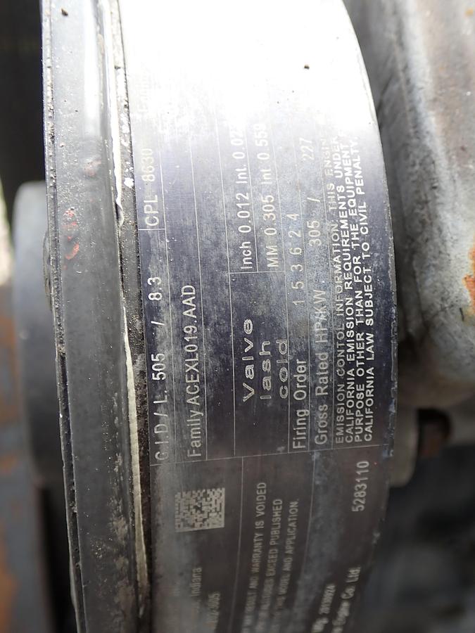 Used 2013 Cummins QSC 8.3 Diesel Engine CPL 8630